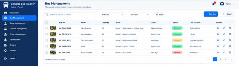 Bus tracking   – screenshot 12