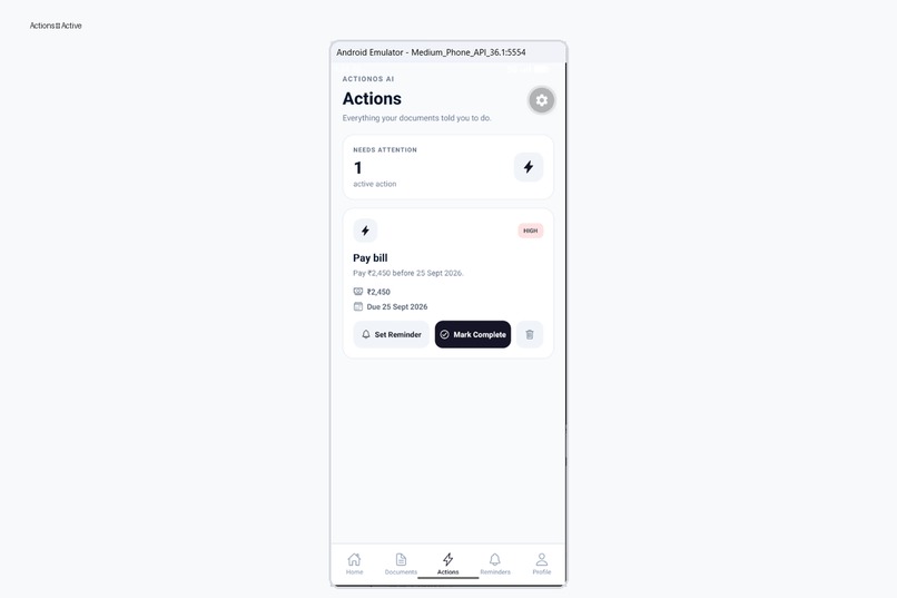 ACTIONOS AI – screenshot 1