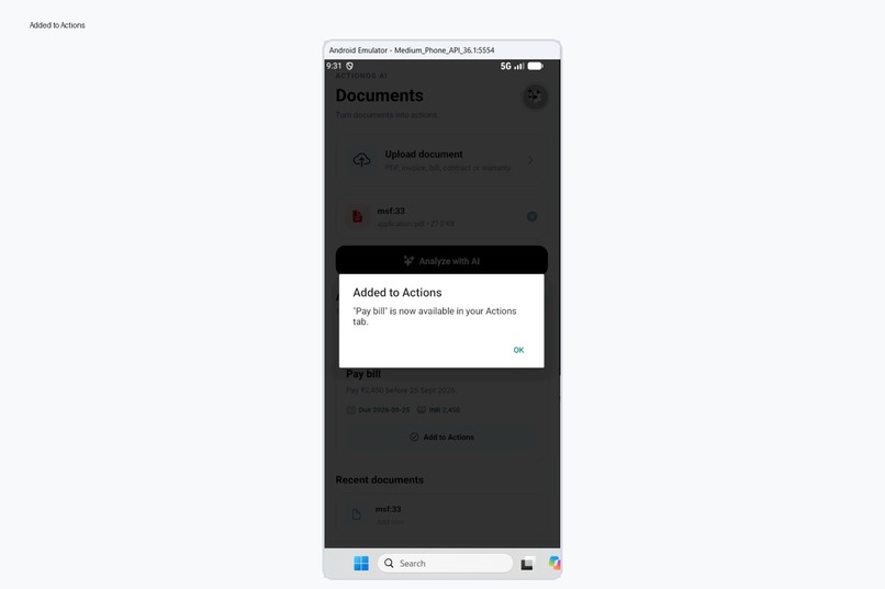ACTIONOS AI – screenshot 3