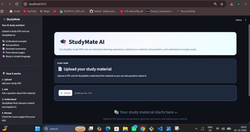 StudyMate-AI – screenshot 2