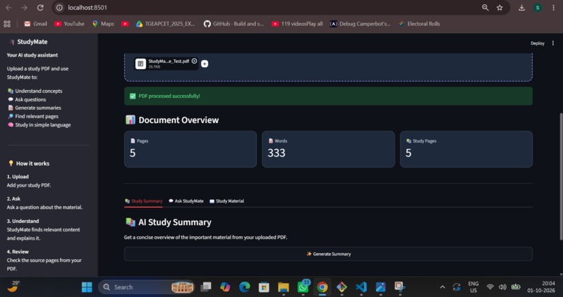 StudyMate-AI – screenshot 3
