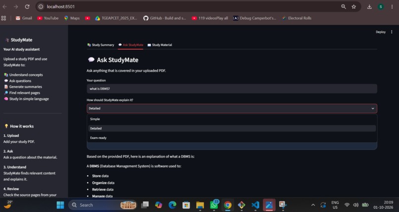 StudyMate-AI – screenshot 5