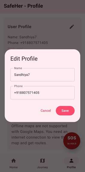 SafeHer – screenshot 4