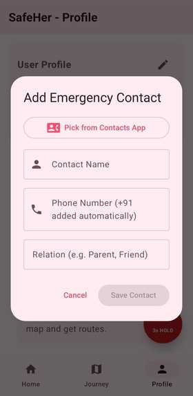 SafeHer – screenshot 5