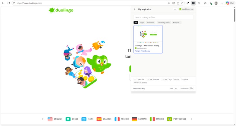 Website x-ray – screenshot 1