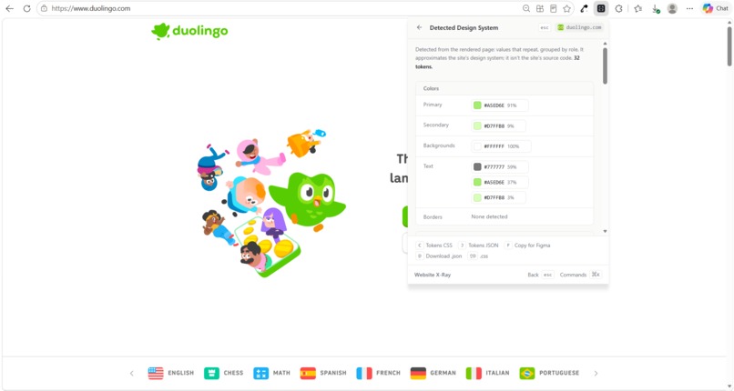 Website x-ray – screenshot 3