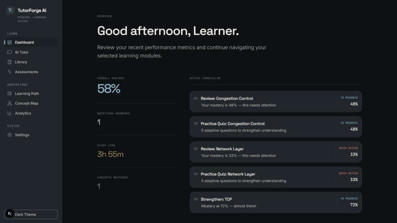 TutorForge AI – screenshot 2
