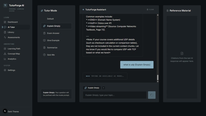 TutorForge AI – screenshot 3