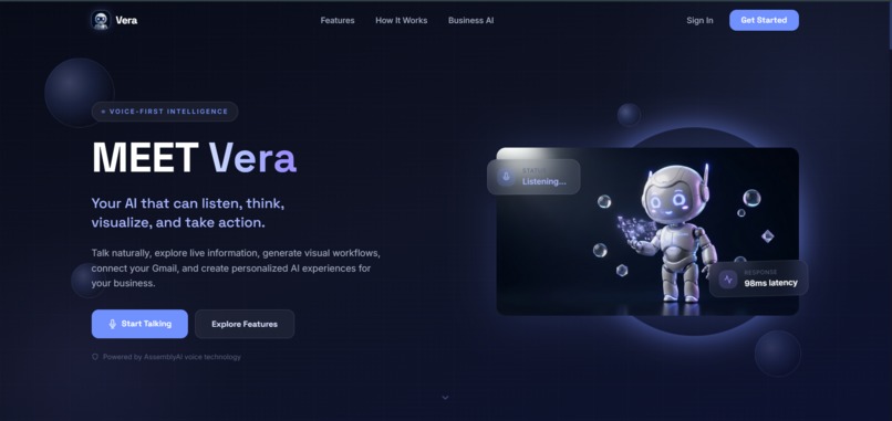 VERA — Voice-Powered Taste Intelligence – screenshot 1