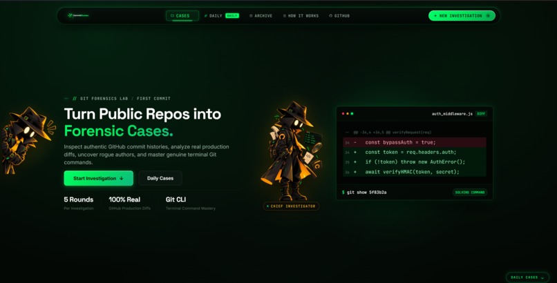 CommitBureau – screenshot 1