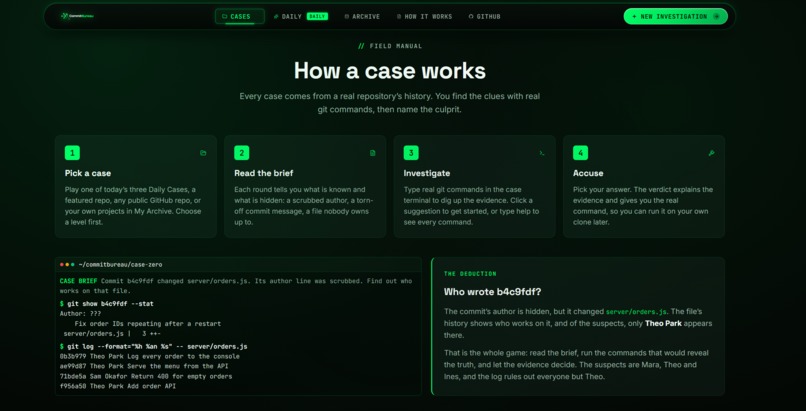 CommitBureau – screenshot 4