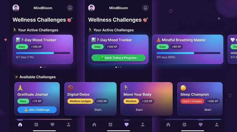 MindBloom — Student Mental Wellness & Mood Tracker – screenshot 4