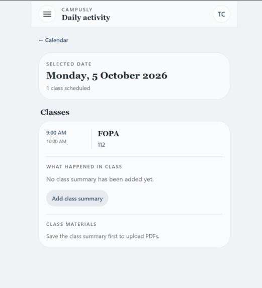 Campusly – screenshot 10
