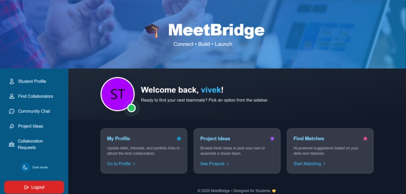 Meetbridge – screenshot 1