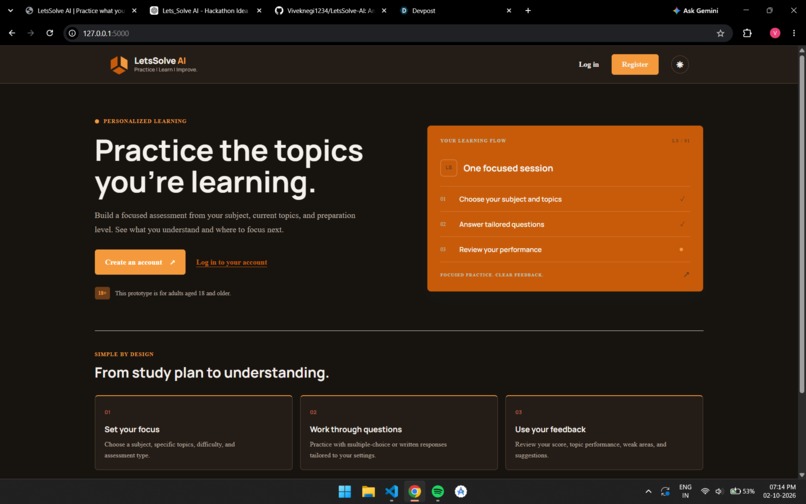 LetsSolve AI – screenshot 1