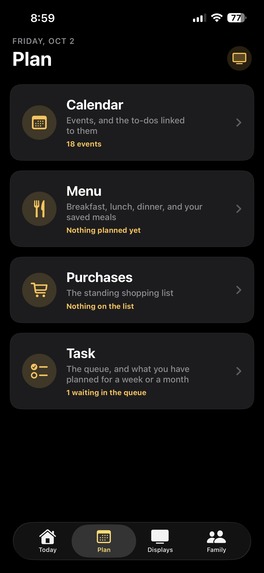 FamilyOrganization.app  – screenshot 4