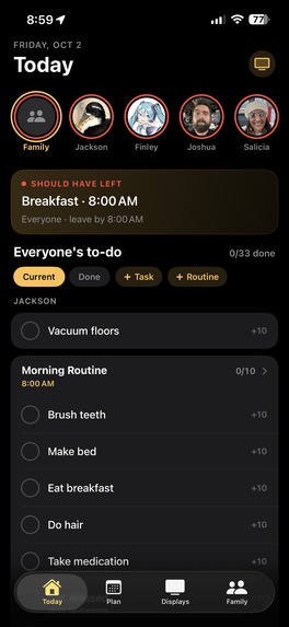 FamilyOrganization.app  – screenshot 3