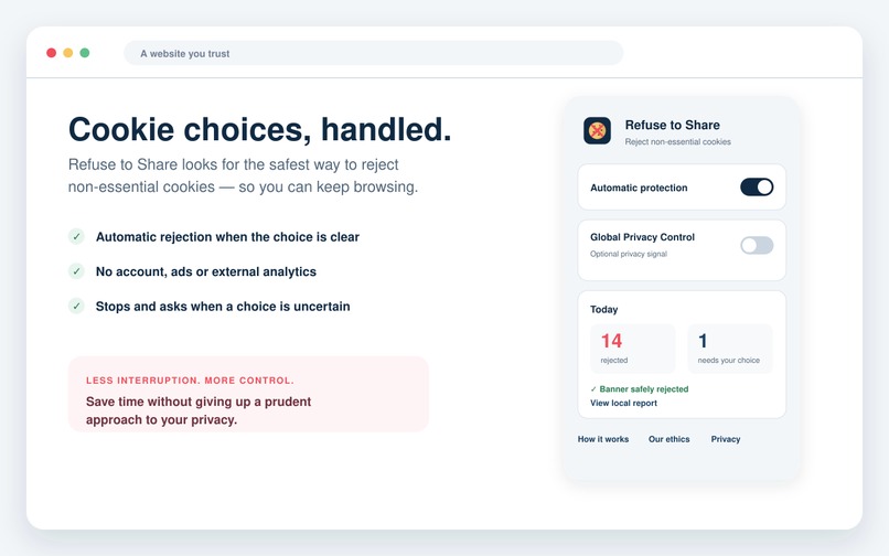 Refuse to Share – screenshot 3