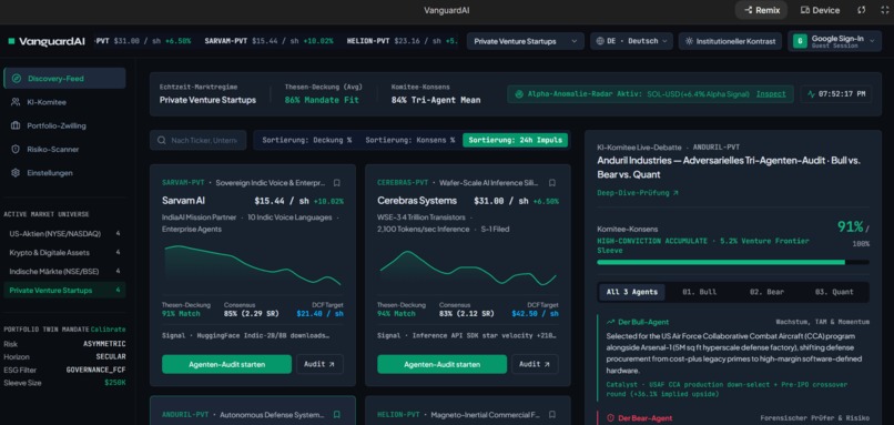 AI powered investment discovery platform – screenshot 1