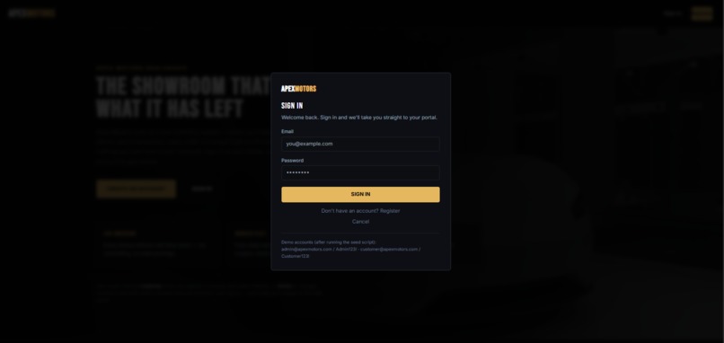 Apex Motors – screenshot 2