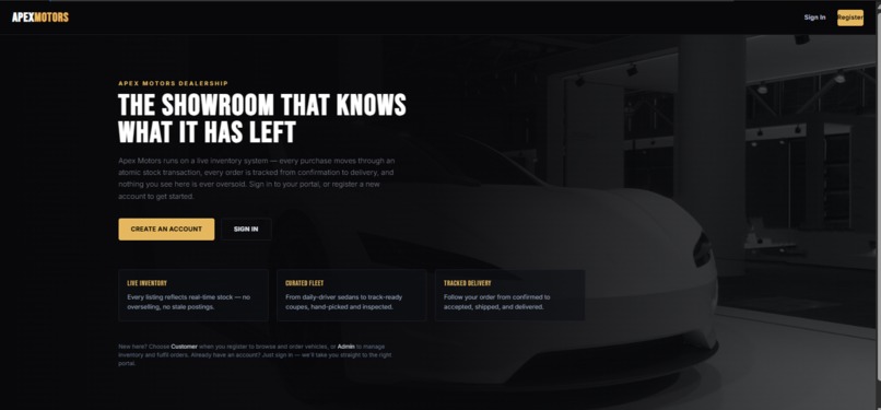 Apex Motors – screenshot 1