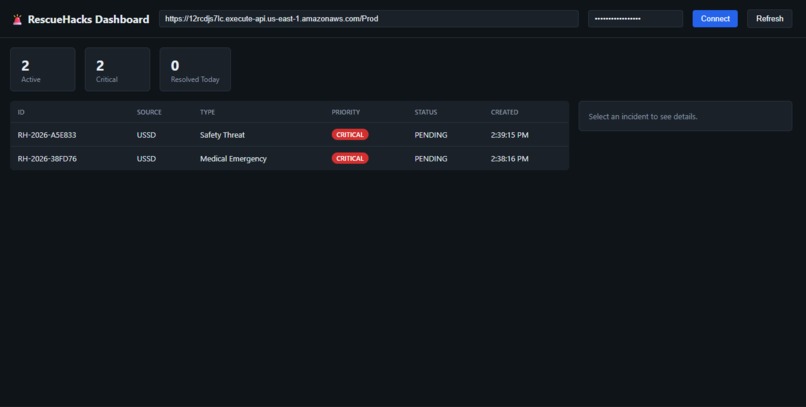 RescueHacks: Offline Emergency Response – screenshot 1