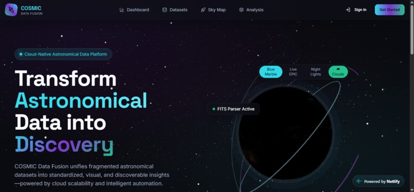 Cosmic Data Fusion – screenshot 1
