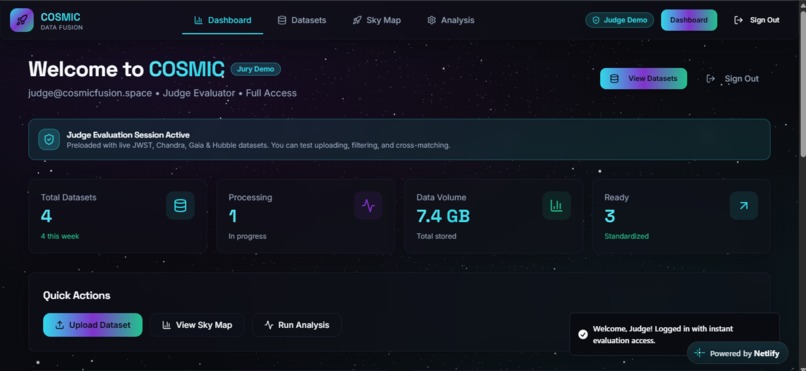 Cosmic Data Fusion – screenshot 2