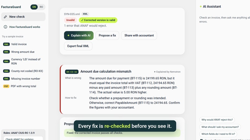 FacturaGuard – screenshot 1