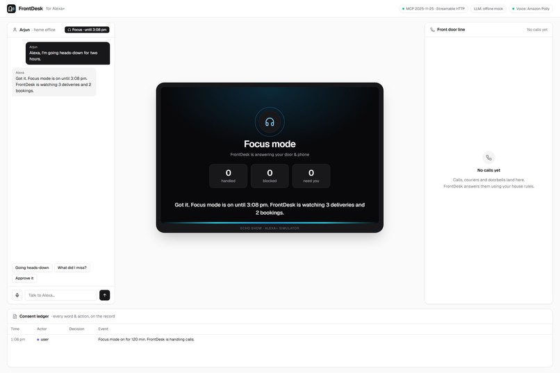 FrontDesk for Alexa+ – screenshot 5