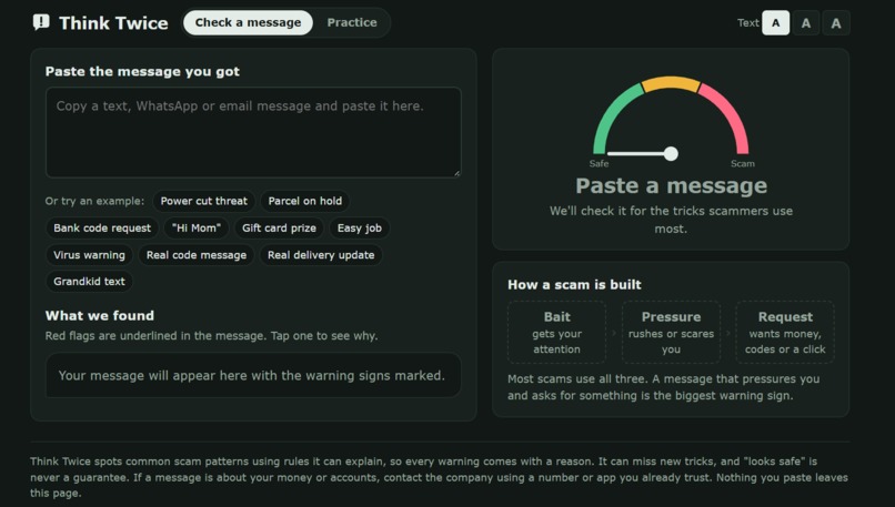 Think Twice – screenshot 1