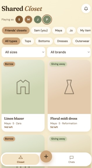 Shared Closet – screenshot 1