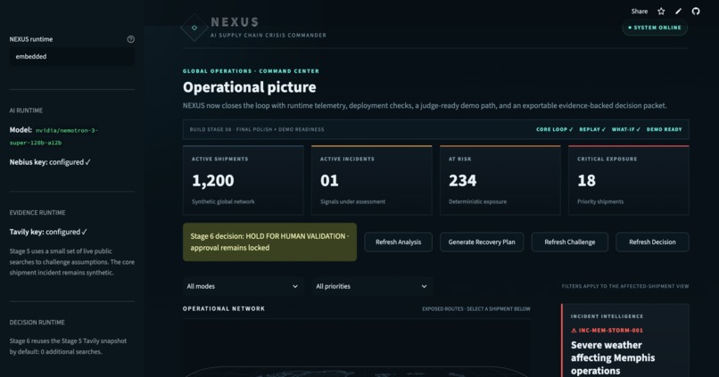 NEXUS: AI Supply Chain Crisis Commander – screenshot 7