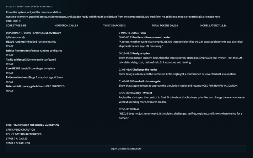 NEXUS: AI Supply Chain Crisis Commander – screenshot 13
