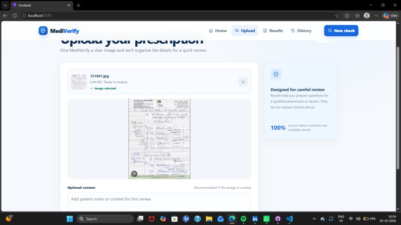 MediVerify – screenshot 3