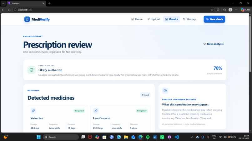 MediVerify – screenshot 4