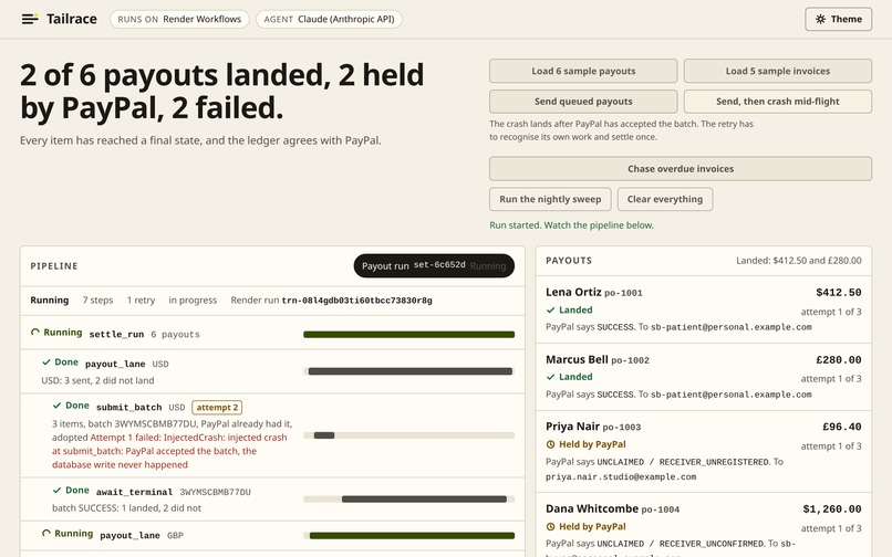 Tailrace – screenshot 2