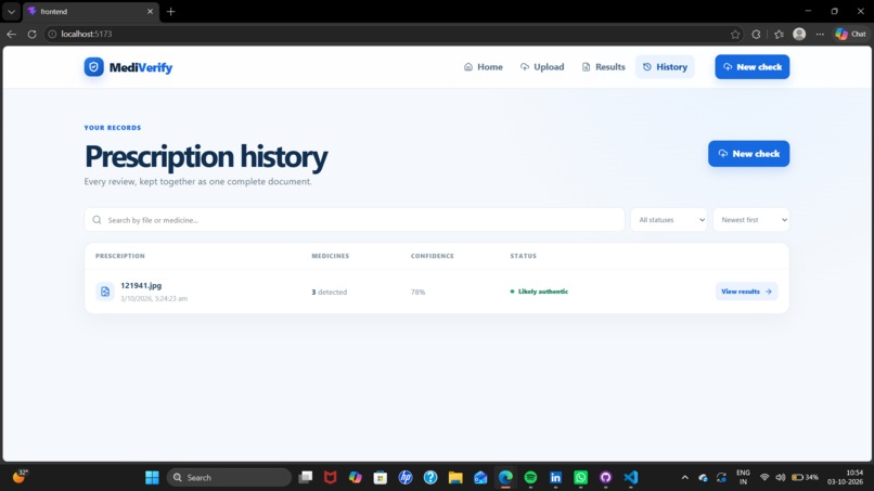 MediVerify – screenshot 7