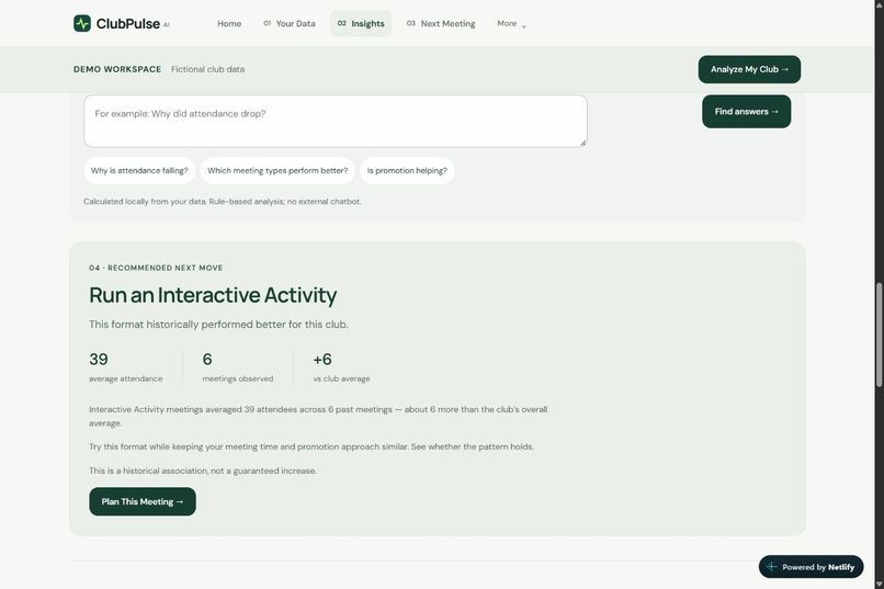 ClubPulse AI – screenshot 10