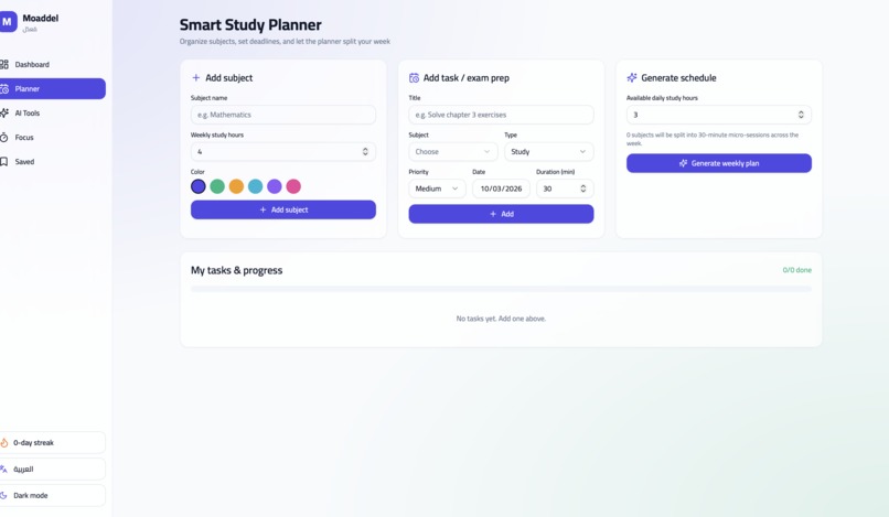 Moaddel Study Flow – screenshot 2