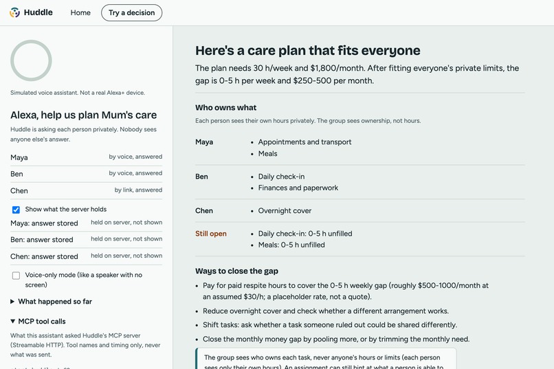 Huddle – screenshot 2