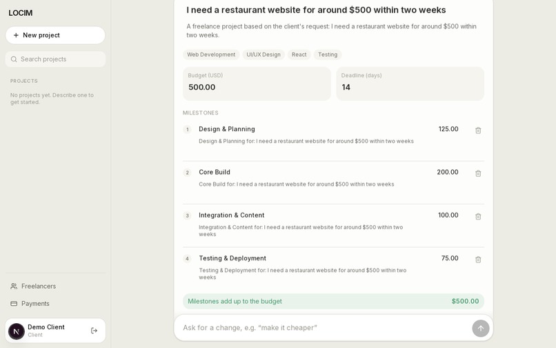 LOCIM – screenshot 3
