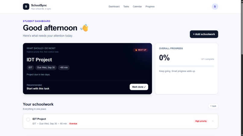 schoolsync – screenshot 1