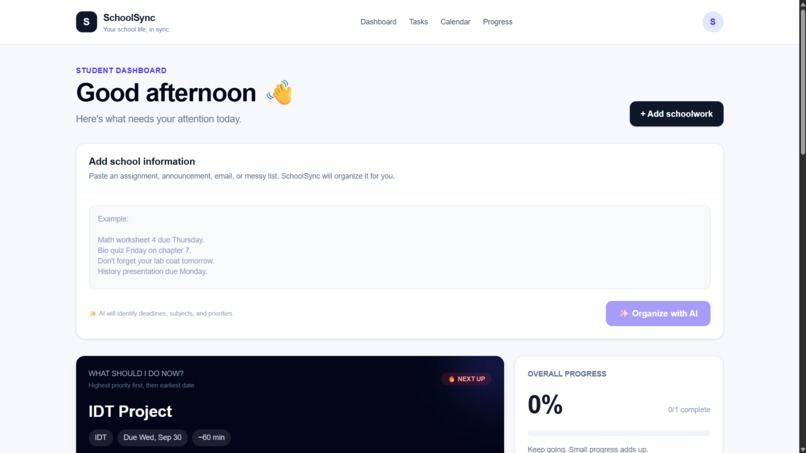 schoolsync – screenshot 2