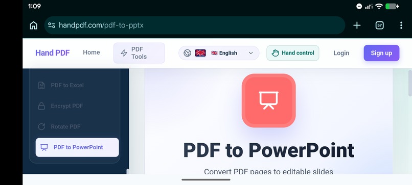 HandPDF – Free Online PDF Tools – screenshot 5