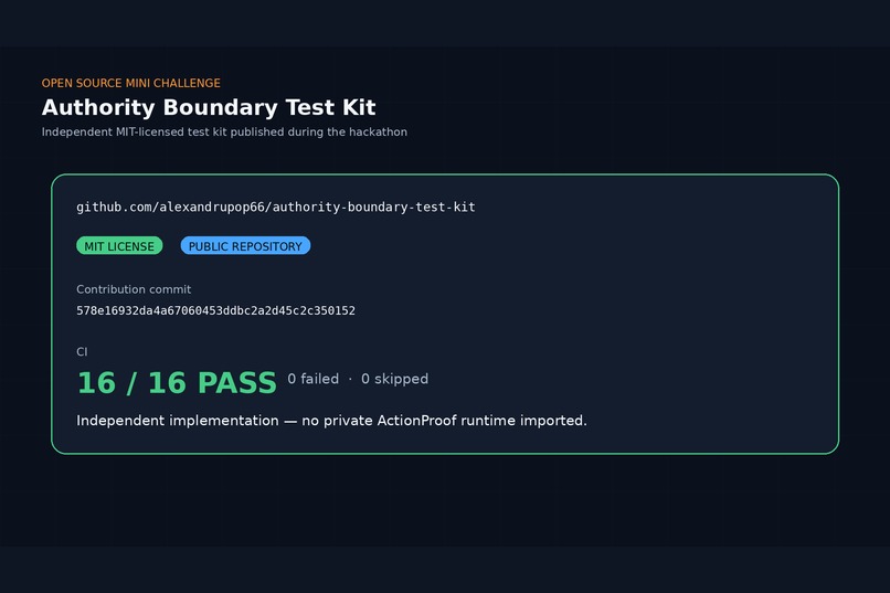 ActionProof – screenshot 2