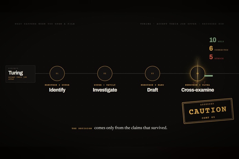 Recon: AI due diligence that fact-checks itself – screenshot 2