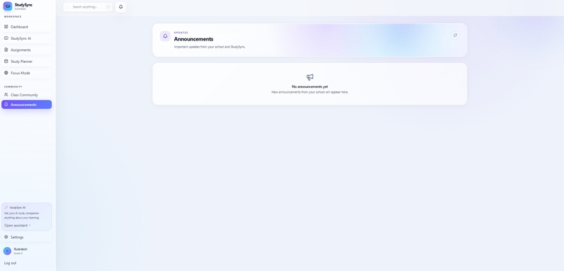 StudySync – screenshot 2
