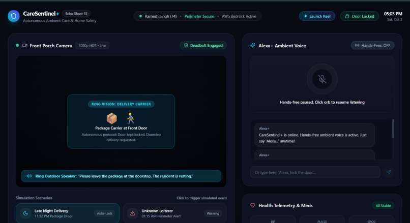 CareSentinel+ – screenshot 2