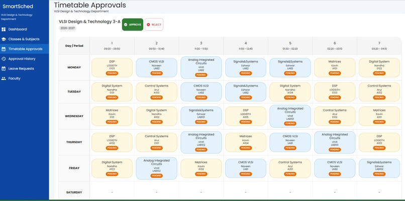 SmartSched – screenshot 1